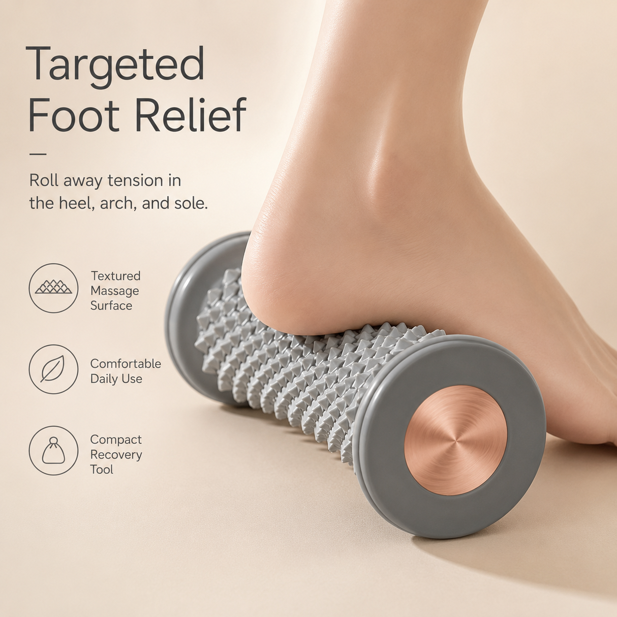 Flexfix Foot Massager Massage Roller Yoga Massage Ball Plantar Fascia Roller Muscle Relaxation Care Plastic Manual Foot Massager Rollers