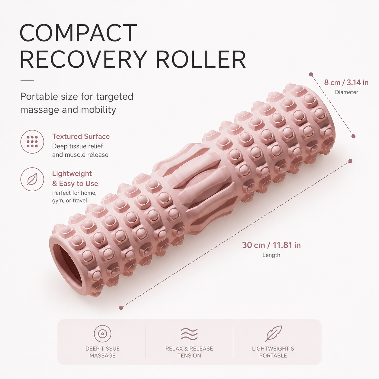 Flexfix Foot Massager Massage Roller Yoga Massage Ball Plantar Fascia Roller Muscle Relaxation Care Plastic Manual Foot Massager Rollers